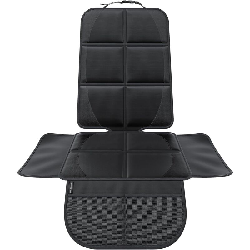 Car Seat Protector - For Car Seat - Premium Rear Seat Protector For Children - Isofix Compatible (Black) V1188-MS-227-1473