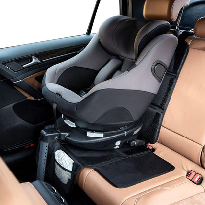 Car Seat Protector - For Car Seat - Premium Rear Seat Protector For Children - Isofix Compatible (Black) V1188-MS-227-1473