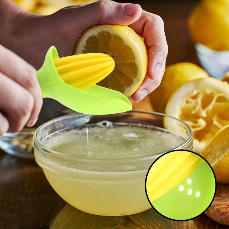 Citrus Juicer With Seed Filter, Ergonomic Mini Lemon Squeezer Tools For Lemon Orange Fruits V1188-MS-227-1474