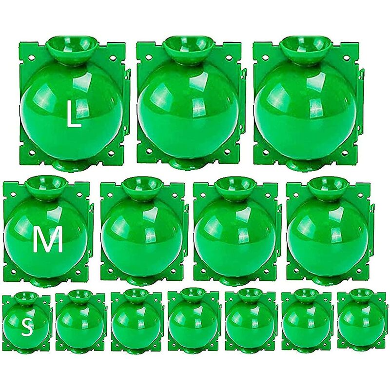 14 pcs Plant ROoting Box Propagation Ball, Grafting Box High Pressure Propagation Ball Box Plant ROoting V1188-MS-227-1479