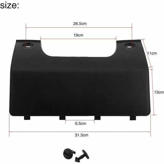 Tow Hook Cover, Rear Trailer Tractor Eye Cab Hook For Bumper Car Lr3 05-09 Lr4 10-12 Dpo 500011Pcl V1188-MS-227-1484