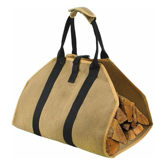 Log Basket Log Bag Wood Basket For Fireplace Wood Log Bag Firewood Transport Cart V1188-MS-227-1491