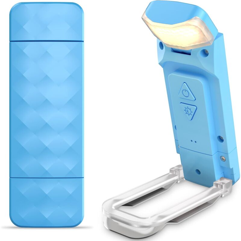 Rechargeable Book Light, Portable Book Light For Reading, 3 Color Temperatures And 5 Brightness Levels, Gift V1188-MS-227-1492