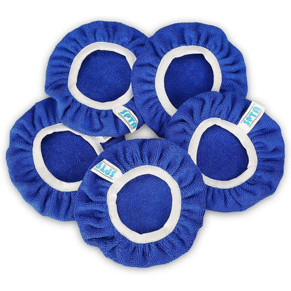 5 pcs (125-150Mm) Buffing Bonnets Microfiber Polishing Bonnets Set Polishing Buffing Bonnets Electric Bonnets V1188-MS-227-1499