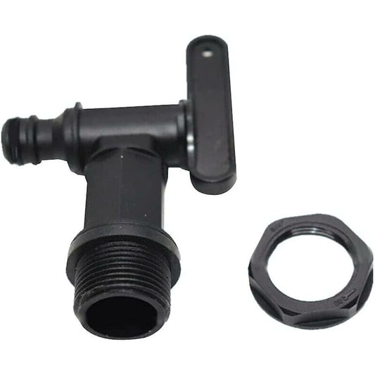 1000L Plastic Tank Faucet, Ibc Water Storage Box Adapter, Garden Hose Faucet Adapter, For Rainwater V1188-MS-227-1503