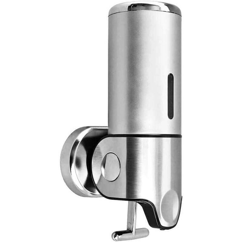 Wall Mounted Soap Dispenser - Manual Soap Dispenser For Kitchen, Bathroom, Shampoo, Shower Gel (500Ml) V1188-MS-227-1510