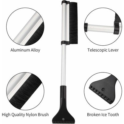 Snow Brush, 2 In 1 Ice Scraper Snow Brush Snow Broom Brush For Car Truck Windshield V1188-MS-227-1515