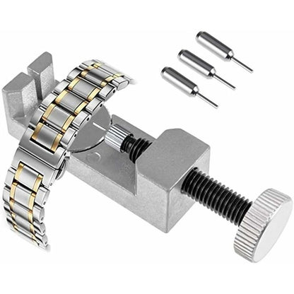 Adjustable Watch Pin Punch Tool, Watchmaker Watch Band Tool Link Pin Remover Repair Kit With 3 Extra Pins V1188-MS-227-1522