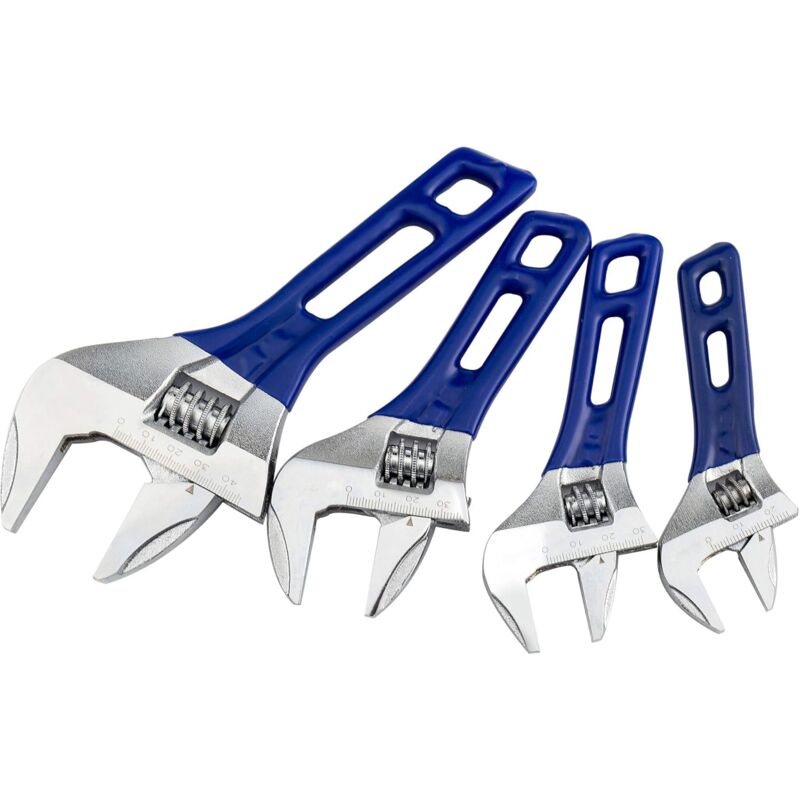 Adjustable Wrench, Wide Opening Adjustable Wrench With Short Handle, Pipe Pliers, Adjustable Wrench (4") V1188-MS-227-1531