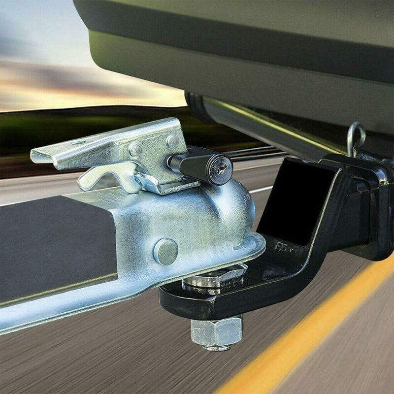 Caravan Security Locks For Safe And Durable Theft Protection, Unisex Metal Locksmith Tools, Trailer Lock, V1188-MS-227-1540