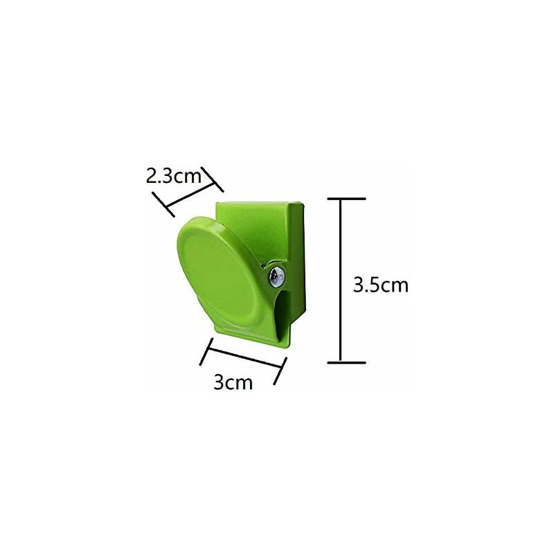 16 pcs Multi Color Metal Magnetic Clips, Fridge Whiteboard Wall Memo Note Magnetic Clip V1188-MS-227-1541