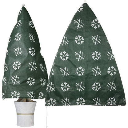 2 Piece Plant Winter Protection Bag Winter Protection For Potted Plants, Beige, Solid, 110X80 Cm V1188-MS-227-1545