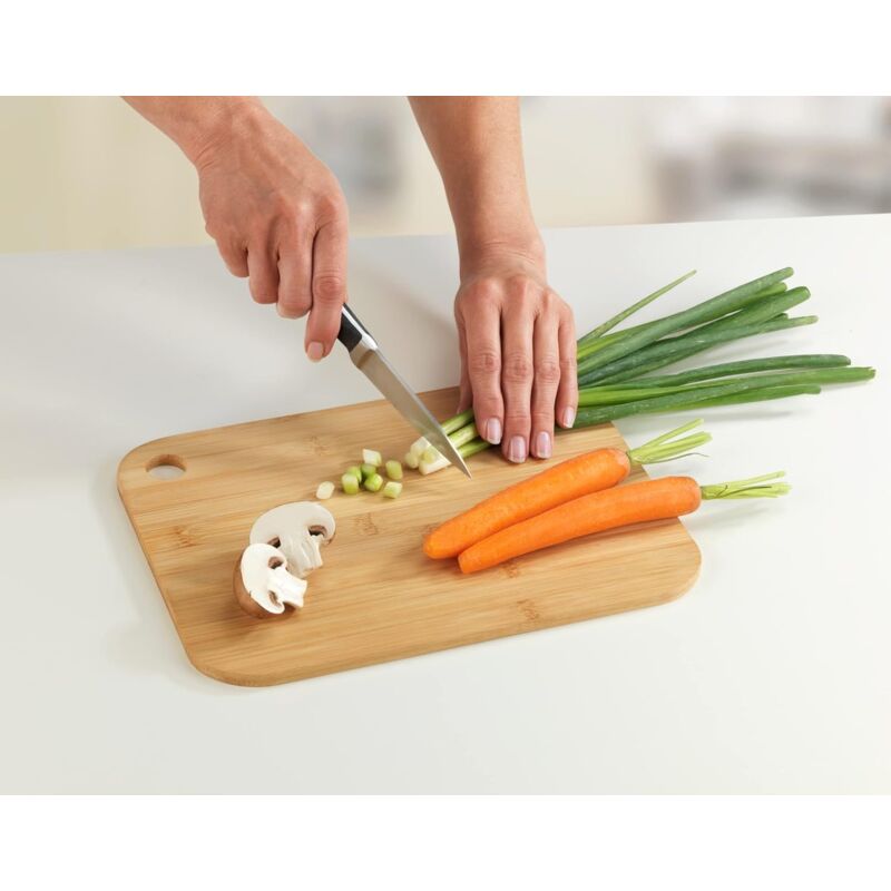 Bamboo Cutting Board M - Kitchen Board, Cutting Board With Grip Hole, Blade-Friendly, Bamboo, 30 X 0.8 X 20 V1188-MS-227-1556