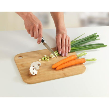 Bamboo Cutting Board M - Kitchen Board, Cutting Board With Grip Hole, Blade-Friendly, Bamboo, 30 X 0.8 X 20 V1188-MS-227-1556