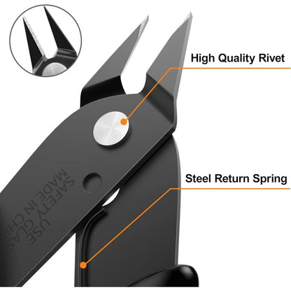 2 pcs Side Cutters Pliers For Cable Jewelry Crafts V1188-MS-227-1564