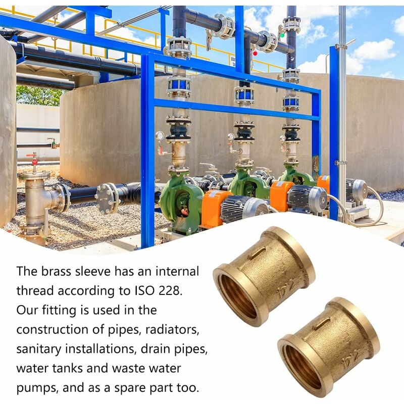 Female Straight Couplings, Female Connector Accessories, Female Connecting Pipe Threads, Female Connectors, V1188-MS-227-1566
