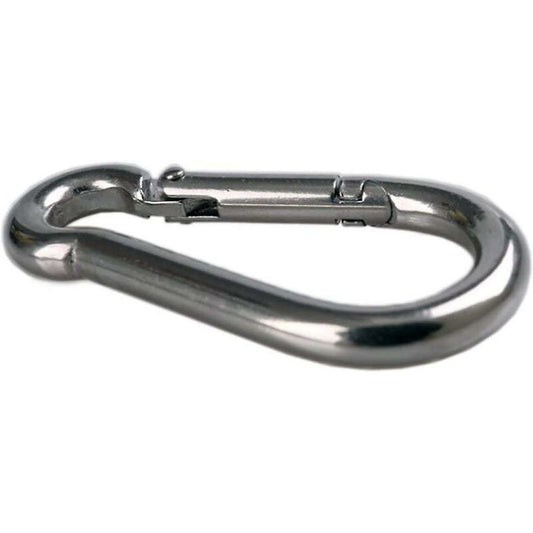 4 pcs Heavy Duty Carabiner Hooks For Sports, Locking Dogs, Hammock Swing, 304 Stainless Steel, 8Mm Thickness V1188-MS-227-1570