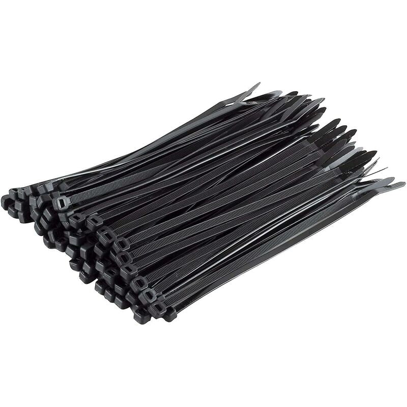 Pack Of 100 Cable Ties, Black, 200 X 4.8 Mm V1188-MS-227-1574