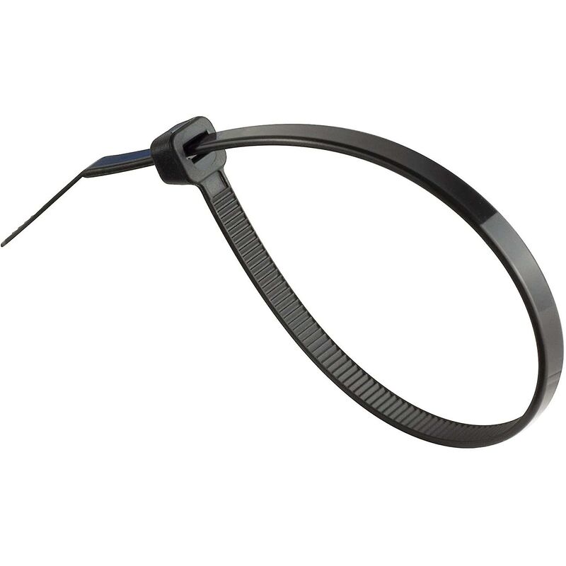 Pack Of 100 Cable Ties, Black, 200 X 4.8 Mm V1188-MS-227-1574