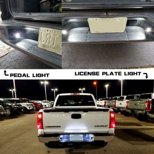 2 pcs LED License Plate Light Universal 6 Smd2835 Convenience Courtesy Door Step Lamp Light For Trailers Rv V1188-MS-227-1578