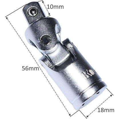 3/8 Drive Universal Joint For Ratchet Wrench Sockets Ratchet Right Angle Adapter - C2181 V1188-MS-227-1589