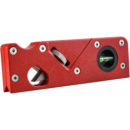 Lightweight Wood Hand Planer Manual Adjustable Wood Chamfer Planer For Smoothing Contours - Red V1188-MS-227-1599