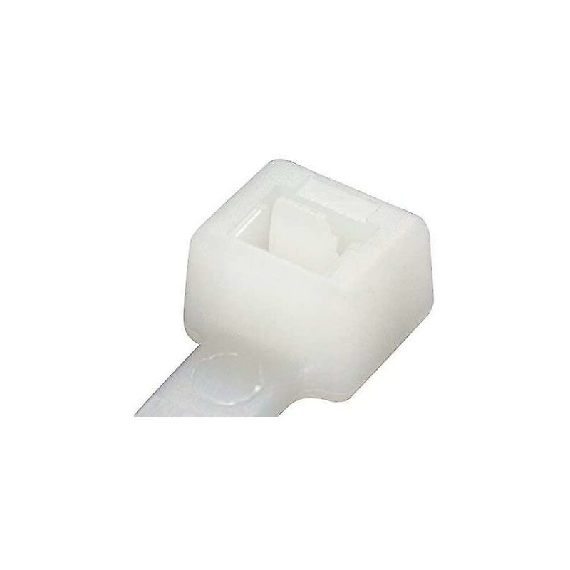 100 Pack Cable Ties, White/Natural, 370Mm X 4.8Mm, Premium Quality Plastic Cable Ties V1188-MS-227-1605