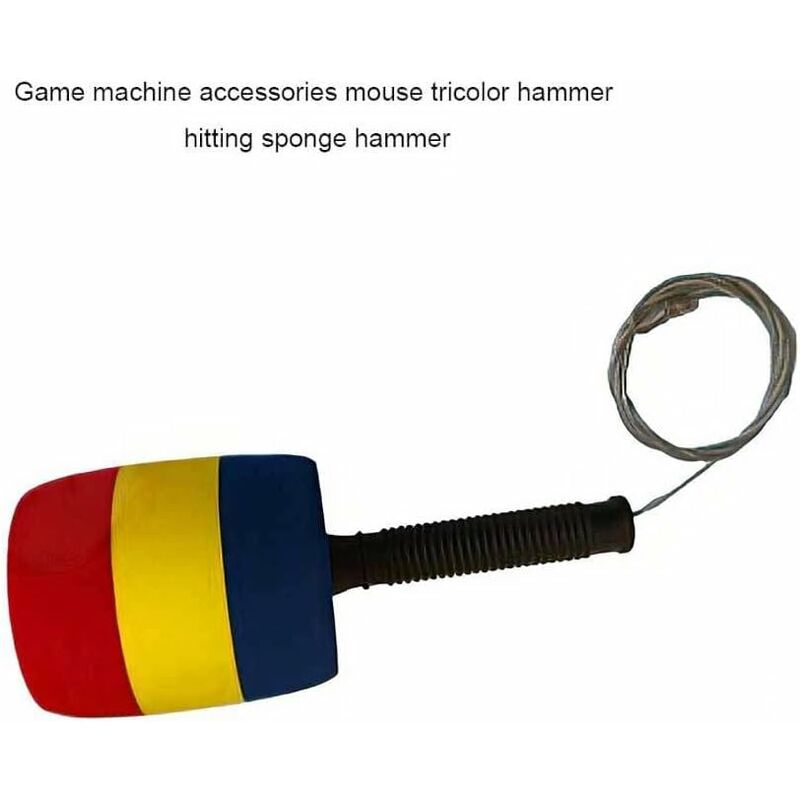 Soft Sponge Hammer Kids Game Hitting Striking Tool Non-Slip Hammers Washable Game Accessories Replacement V1188-MS-227-1618