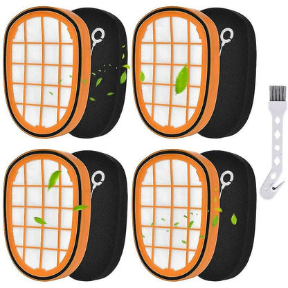 4 Packs De Filtres Pour Philips Speedpro Max Aqua Handheld Fc6812 Fc6813 V1188-MS-227-1623