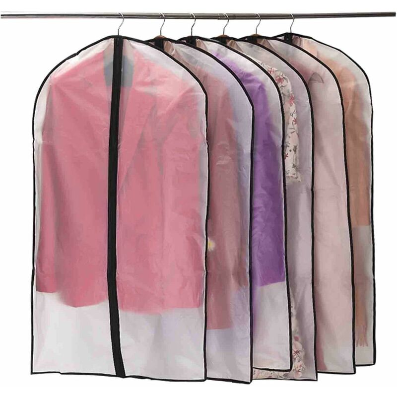 Garment Covers, Dustproof Waterproof Mite Moisture Proof, Semi Transparent Zip Protective Covers For Shirt V1188-MS-227-1625