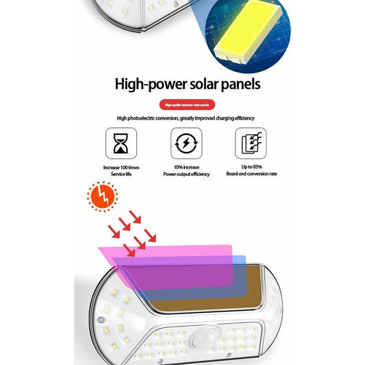 Solar Light Outdoor 40 LED Motion Sensor Waterproof Wireless Solar Security Lights For Outdoor Garage Yard V1188-MS-227-1629