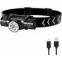 H330 Headlamp, 1500 Lumens Rechargeable LED Headlamp, Ip66 Waterproof Head Torch, 5 Lighting Modes For V1188-MS-227-1634