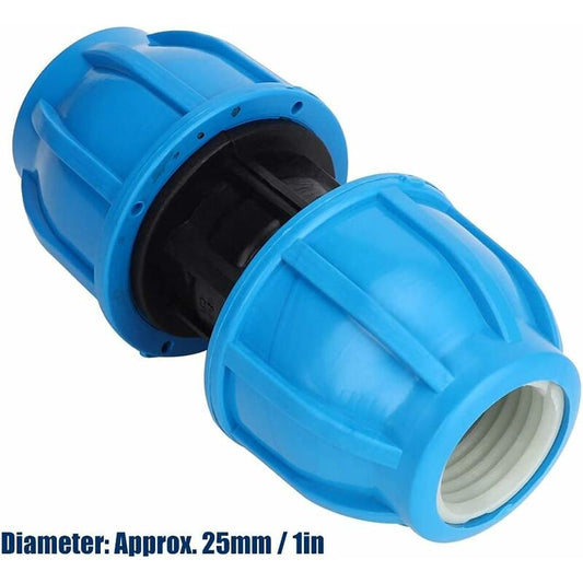 4 pcs 25Mm To 25Mm Pe Plastic Straight Water Pipe Fittings Pvc Pe Ppr Pipe Connector Accessories V1188-MS-227-1640