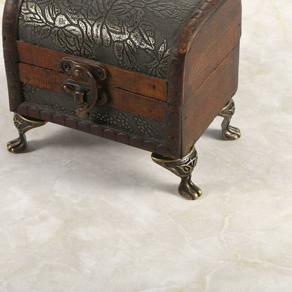 4 pcs Antique Brass Jewelry Box Wooden Case Decorative Feet Legs Chest Corner Protector V1188-MS-227-1643