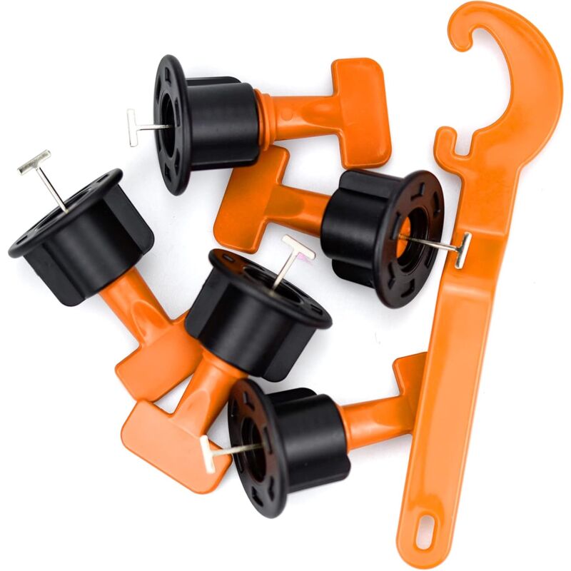 100 pcs Tile Leveling System, Reusable Tile Leveling System For Tiles, Ceramic Tiles, Wood Panels With 2 V1188-MS-227-1644