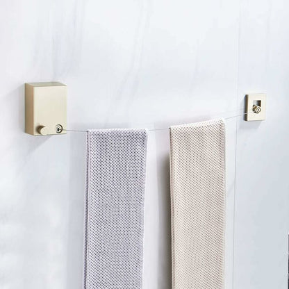 Retractable Clothes Drying Rack Indoor Outdoor Wall Mounted Clothes Dryer Retractable Hanger Lock To Prevent V1188-MS-227-1645