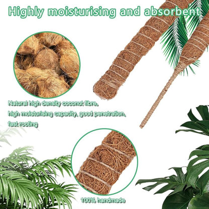 2 pcs Foldable Plant Stake, 60Cm Long Plant Stake Coco Climbing Plant Support, Climbing Plant Support For V1188-MS-227-1659