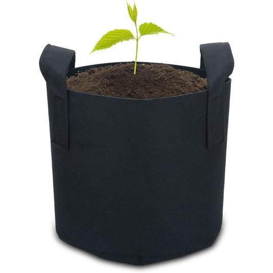 2 Pack 38 Litre - 10 Gallon Non-Woven Planting Bags - 40 X 30 Cm - With Carry Handles - For Garden, V1188-MS-227-1663