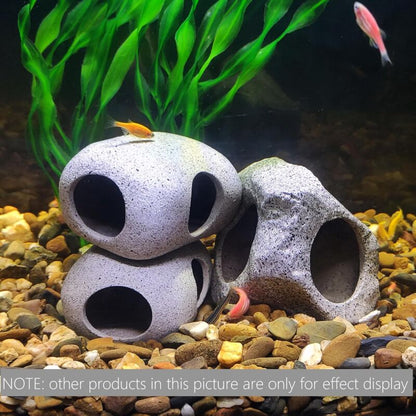 Aquarium ROcks For Fish Breeding, Playing And Resting, Small Ceramic Decorative Stones For Aquarium V1188-MS-227-1664
