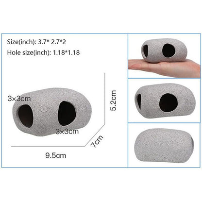 Aquarium ROcks For Fish Breeding, Playing And Resting, Small Ceramic Decorative Stones For Aquarium V1188-MS-227-1664