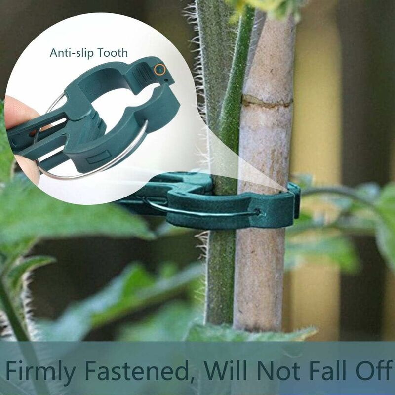 100 pcs Plant Clips, Spring Clips Plant Support For Tomatoes And Vine Vegetables V1188-MS-227-1665