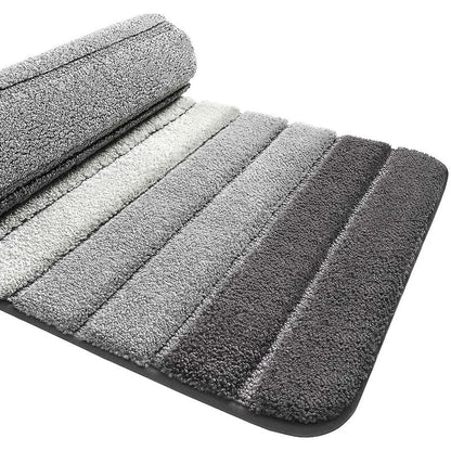 Non-Slip Bath Mat, Extra Soft Bathroom Rug, Machine Washableable, Water Absorbent, 40 X 60 Cm, Grey V1188-MS-227-1666