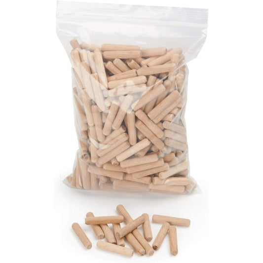 400 pcs Of Wooden Dowels 8 Mm X 50 Mm - Solid Beech Wood Dowel Ideal For Wood ROuter - Suitable For Drilling V1188-MS-227-1689