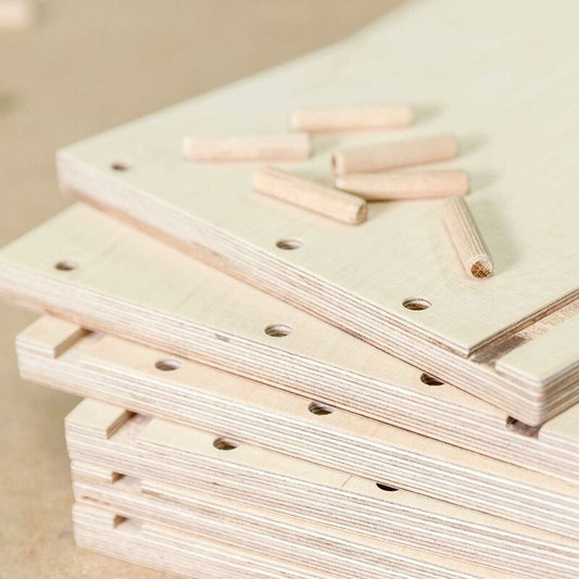 400 pcs Of Wooden Dowels 8 Mm X 50 Mm - Solid Beech Wood Dowel Ideal For Wood ROuter - Suitable For Drilling V1188-MS-227-1689