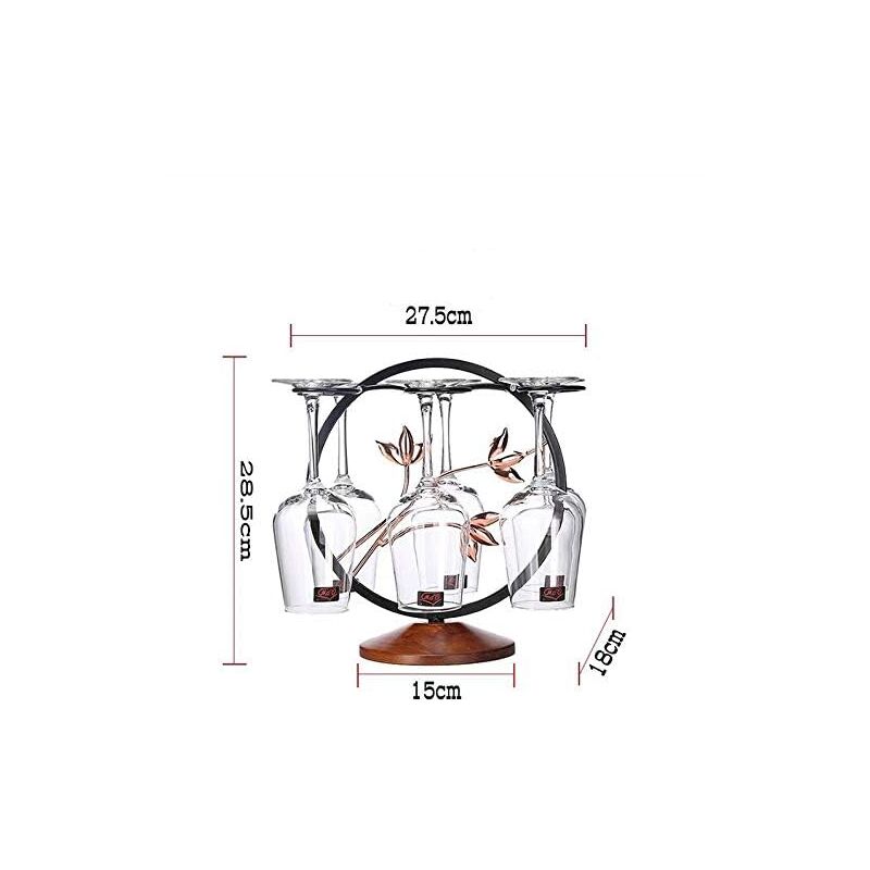 Freestanding Metal Wine Glass Drying Rack Kitchen Bar Decor Multi-Function Display Stand Tabletop Storage V1188-MS-227-1690