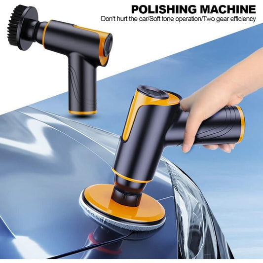 Mini Cordless Car Polisher Rechargeable Polishing Machine 100W 1800Rpm Portable Multifunctional Polishing V1188-MS-227-1699