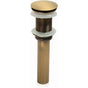 Single Handle Push-Pull Pop-Up Clicker Sink Faucet Build Plug Without Overflow (Antique Brass) V1188-MS-227-1701