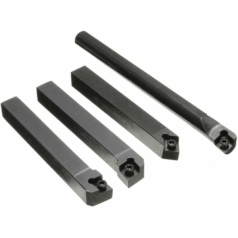 4 pcs Turning Tool Holder + Ccmt09T304 Carbide Inserts + T15 Wrench V1188-MS-227-1702