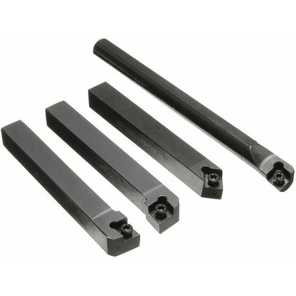 4 pcs Turning Tool Holder + Ccmt09T304 Carbide Inserts + T15 Wrench V1188-MS-227-1702