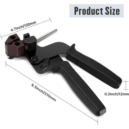Stainless Steel Cable Tie Gun, Stainless Steel Cable Tie Pliers With Cutting Function, Metal Tie Gun, Cable V1188-MS-227-1703